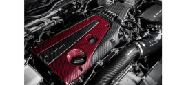 Eventuri FK8 and FK2 Engine Cover Red and Black