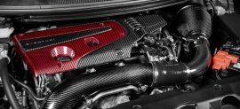 Eventuri FK8 and FK2 Engine Cover Red and Black