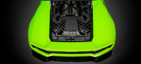 Eventuri Lamborghini Huracan Carbon Engine Cover Set Matte Finish