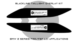 Goldenwrench Supply BMW 2 Series M2 Competition 2018-2020 (F22/F87 LCI) Lite Taillight Overlay Kit