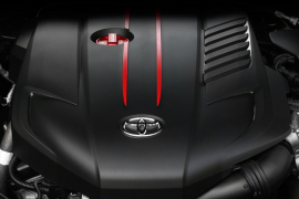 Goldenwrench Supply Toyota GR Supra 2020+ (A90) BLACKLINE Performance Oil Cap Cover (Red)