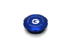 Goldenwrench Supply BMW M Car E9X Series BLACKLINE Performance Motorsport BLUE Washer Fluid Cap