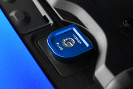 Goldenwrench Supply BMW M Car G8X Series BLACKLINE Performance Motorsport BLUE Washer Fluid Cap