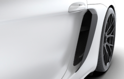 1016 Industries Porsche 718 Spyder RS Side Intake Inner Trim (Carbon Fiber)