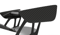 1016 Industries Porsche 991.2 GT2 RS Wing Tips (Twill Carbon)