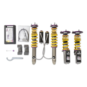 KW Coilover Kit V4 Clubsport for 10/2013-11/2015 Porsche 911 Convertible (991) w/ Top Mounts