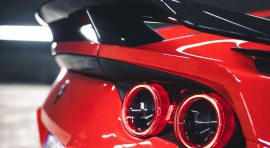 Ferrari 812 Superfast | Cover For Trunk Lid And Taillights N-Largo - Visible Carbon