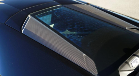 Lamborghini Huracan/EVO/RWD | Roof Air Intake Scoop Only for Cars with Glass-Engine Bonnet - Visible Carbon