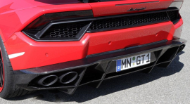 Lamborghini Huracan/Spyder/RWD | Rearbumper For Novitec Diffusor - Visible Carbon