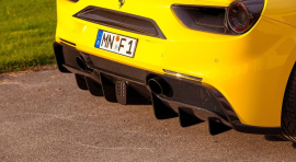 Ferrari 488 Spider/GTB | Power Optimised Exhaust System without Flap-Regulation - Stainless Steel