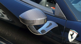 Ferrari F8 Tributo/Spider | N-Largo Mirrors Variant 2 - Visible Ferrari Carbon