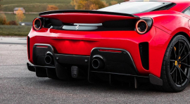 Ferrari 488 Pista Spider | Power Optimised Exhaust System with Flap-Regulation - Stainless Steel