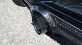 Ferrari F8 Tributo/Spider | Carbon - Stainless Steel Tailpipes - Visible Carbon