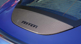 Ferrari Roma | Rearwing Cover - Visible Carbon