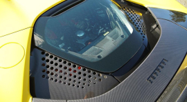 Ferrari SF90 Stradale | Cover Boot Lid - Visible Carbon