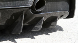 Ferrari 488 Spider/GTB | Diffusor Fins - Visible Carbon