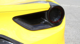 Ferrari 488 Spider/GTB | Rear Air-Outlet Side Set - Visible Carbon