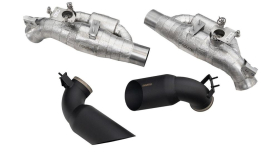 Ferrari 812 Competizione Power Optimised Exhaust System with Flap-Regulation - Gold Plated Inconel