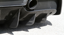 Ferrari 488 Spider/GTB | Diffusor Fins - Visible Ferrari Carbon