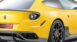 Ferrari FF | Cover For Taillights - Visible Ferrari Carbon