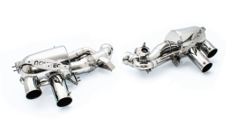 Ferrari 12Cilindri | Novitec Power Optimised Exhaust System With Flap-Regulation For Original Tips - Gold Plated INCONEL