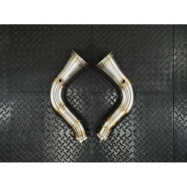 Redstar HJS HD 200CPSI 130mm Heat Shielded Downpipes - OPF Audi RSQ8 / Bentley Bentayga / Lamborghini Urus / Porsche Cayenne