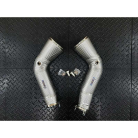 Redstar GESI GEN2 UHO+ 400CPSI 5" Downpipes - OPF Audi C8 RS6 RS7 / D5 S8 A8