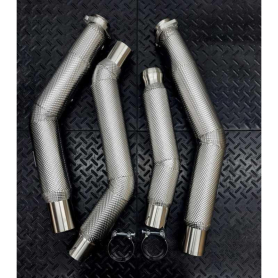 Redstar GESI GEN2 UHO+ 400CPSI 4.5" Downpipes - Mercedes ML63 ML550 GL63 GLE63 GLS63 GL550