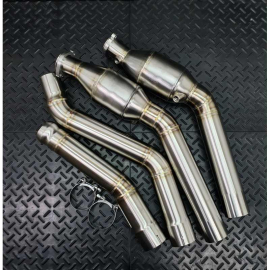 Redstar GESI GEN2 UHO+ 400CPSI 4.5" Downpipes - Mercedes ML63 ML550 GL63 GLE63 GLS63 GL550