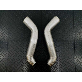 Redstar HJS HD 200CPSI 130mm Stainless Steel Heat Shielded Downpipes - Mclaren GT