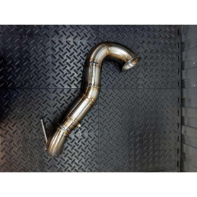 Redstar GESI GEN2 UHO+ 400CPSI 4.5" Heat Shielded Downpipes - Mercedes CLA45 / A45 / GLA45 M133