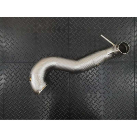 Redstar GESI GEN2 UHO+ 400CPSI 4.5" Heat Shielded Downpipes - Mercedes CLA45 / A45 / GLA45 M133