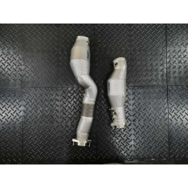 Redstar GESI GEN2 UHO+ 400CPSI 4.5" Heat Shielded Downpipes - BMW M3 G80 / M4 G82