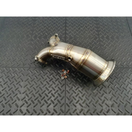 Redstar Heat Shielded GESI GEN2 UHOX 400CPSI 6" Downpipe - Audi B9 SQ5