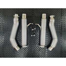 Redstar GESI GEN2 UHO+ 400CPSI 5" Downpipes - Mercedes G63 W463