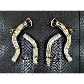 Redstar HJS HD 200CPSI 130mm Downpipes - Mercedes S580 W223