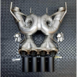 Redstar Inconel 3" Exhaust - Mclaren 765LT (Reuse OE Tips)