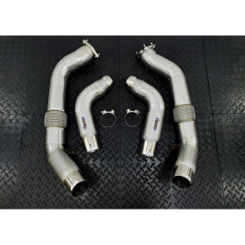 Redstar Secondary Downpipes - Porsche Panamera 971.1 2.9L