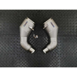 Redstar Inconel Catless Competition Pipes - Porsche 911 Turbo 992