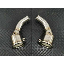 Redstar Inconel Catless Heat Shielded Downpipes - Porsche 911 Turbo 992