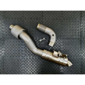 Redstar Dual Muffler (Heat Shielded) Side Exit Exhaust - Canam Maverick X3 Turbo