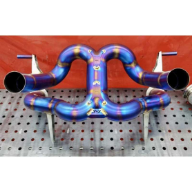 Redstar Stainless Steel Heat Shielded High Frequency Exhaust - Lamborghini Aventador SVJ