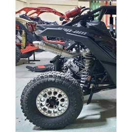 Redstar Side Exit Exhaust - Canam Maverick X3 Turbo