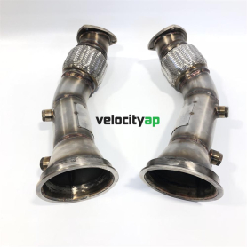 VelocityAP Aston Martin DB11, DBS, V12 Vantage 5.2TT V12 Catless Downpipes Cat Delete