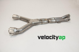 VelocityAP Aston Martin DB9, DBS, Virage & Vanquish Stainless X-Pipe Exhaust Center Section