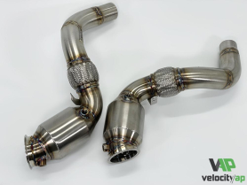 VelocityAP BMW M5 F10 & M6 F12 F13 300 Cell Euro 6 Sport Cat Downpipes