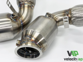 VelocityAP BMW M5 F10 & M6 F12 F13 300 Cell Euro 6 Sport Cat Downpipes