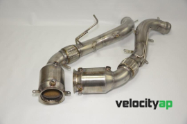 VelocityAP McLaren 300 Cell Euro 6 Ultra-High Temp Sport Catalyst Pipes