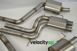 VelocityAP Audi RS5 Stainless Steel Rear Exhaust 'SuperSport' Sound Level