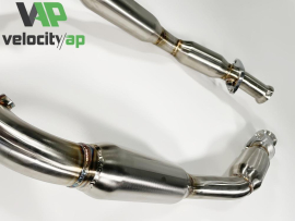 VelocityAP Jaguar F-Type 200 Cell Sport Catalyst and Downpipe